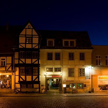 Hotel Pension St Nikolai เควดลินบวร์ก ภายนอก รูปภาพ