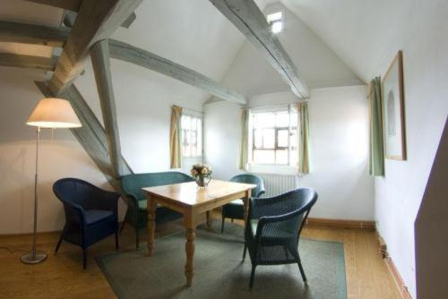 Hotel Pension St Nikolai เควดลินบวร์ก ภายนอก รูปภาพ