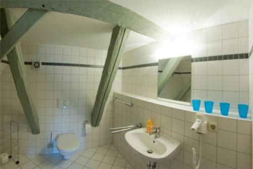 Hotel Pension St Nikolai เควดลินบวร์ก ภายนอก รูปภาพ